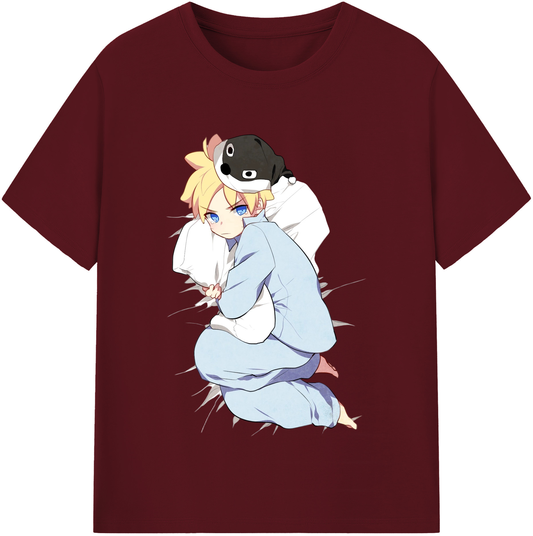 （画像用） NARUTO -ナルト- うずまき ナルト Uzumaki Naruto 綿100％半袖Tシャツ（フロントプリント）